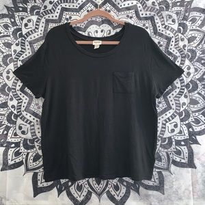 Black pocket shirt